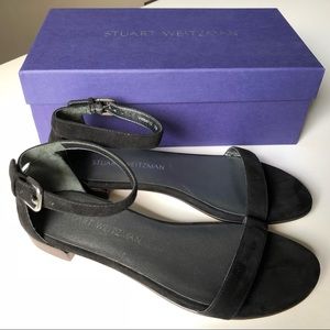 🚫 Sold. Stuart Weitzman Nudistflat Suede Sandal